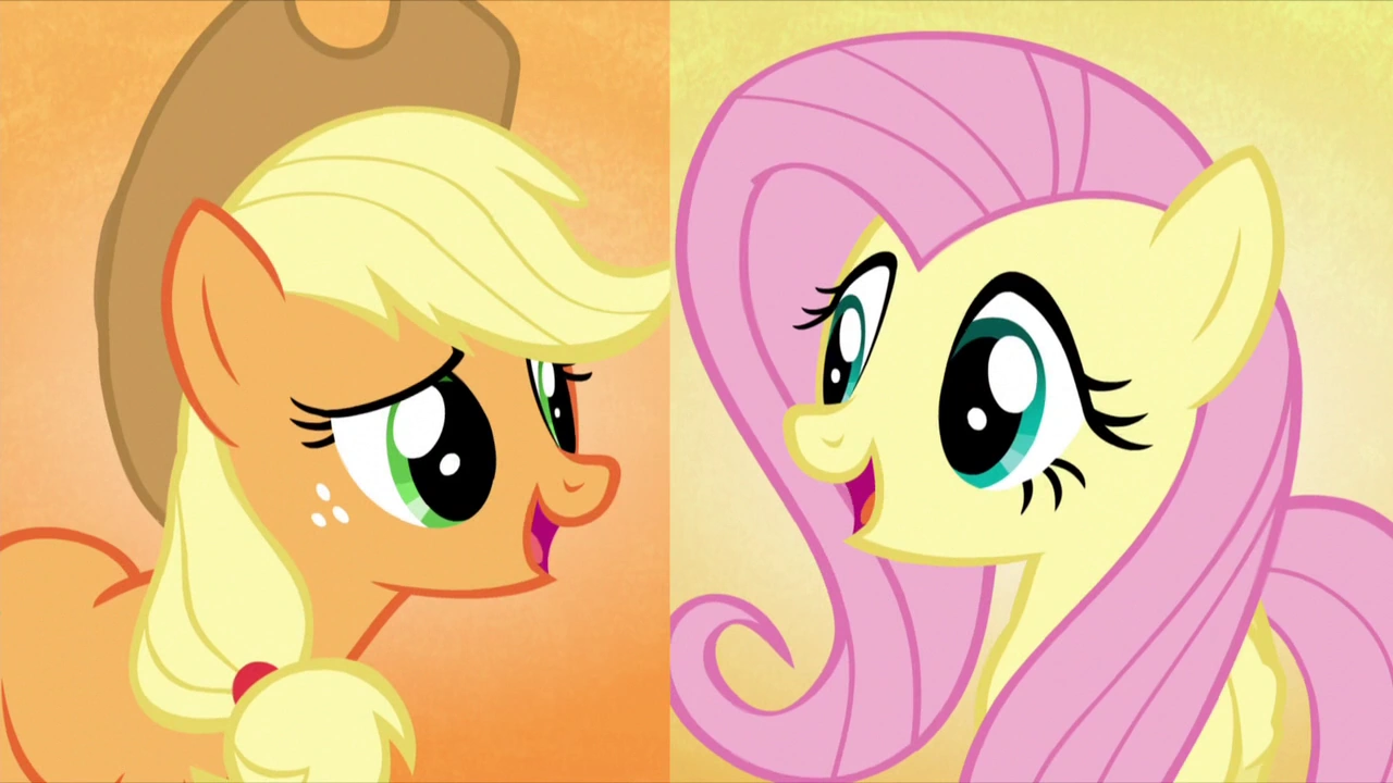 My Little Pony Applejack And Fluttershy